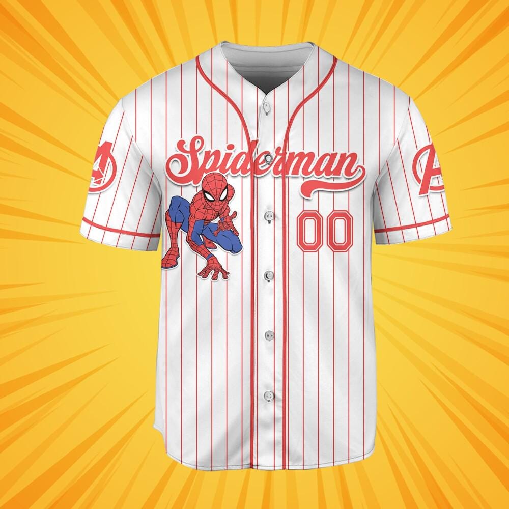 Custom Disney Spider Man Web Of Destiny, Superhero Squad Birthday Jersey, Marvel Family Matching Shirt, Avenger Team Fans