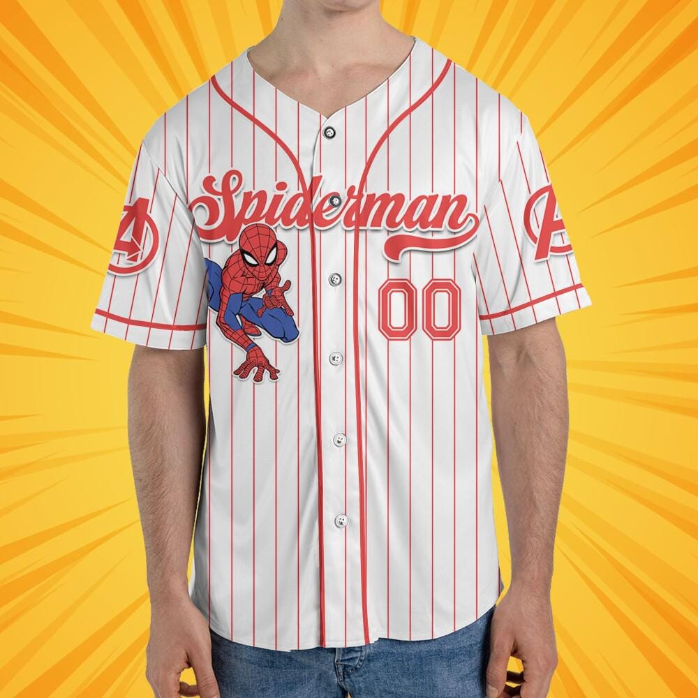 Custom Disney Spider Man Web Of Destiny, Superhero Squad Birthday Jersey, Marvel Family Matching Shirt, Avenger Team Fans