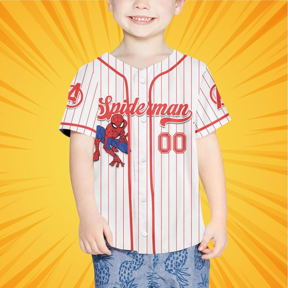 Custom Disney Spider Man Web Of Destiny, Superhero Squad Birthday Jersey, Marvel Family Matching Shirt, Avenger Team Fans